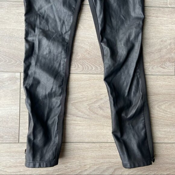Banana Republic Faux Leather Front Sloan Fit Legging - Picture 5 of 16
